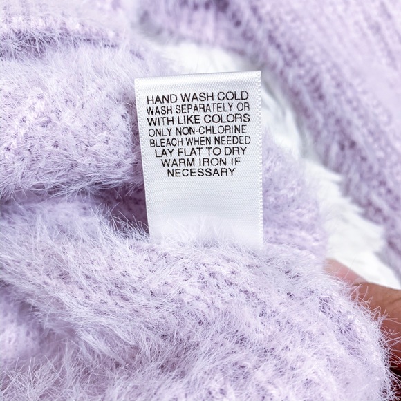 CHELSEA & VIOLET Lavender Ruffle Sleeve Sweater - Picture 8 of 8